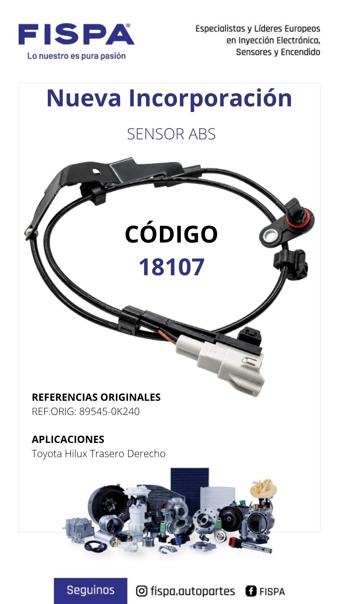 novedad repuesto 18107