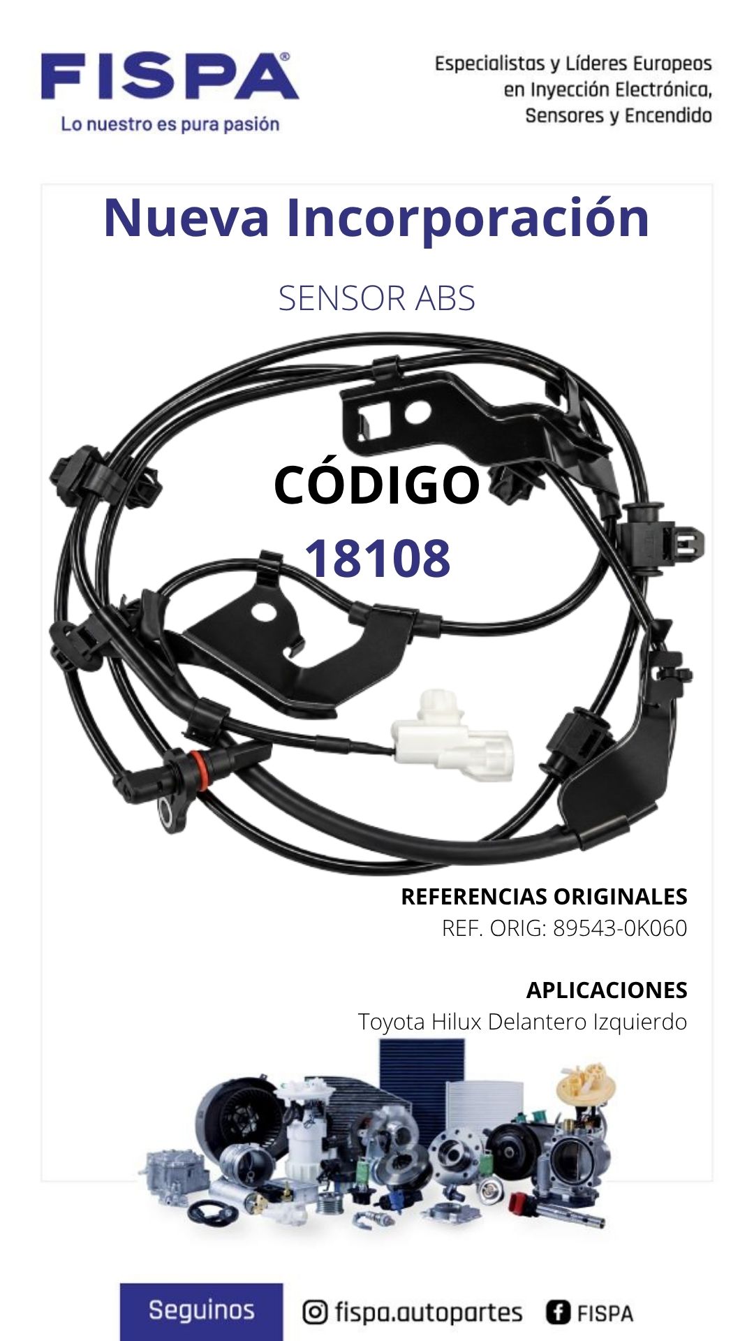 novedad repuesto 18108